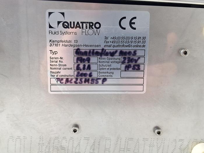 Used Quattroflow QF 1200-S Single-use Pump diaphragm pump