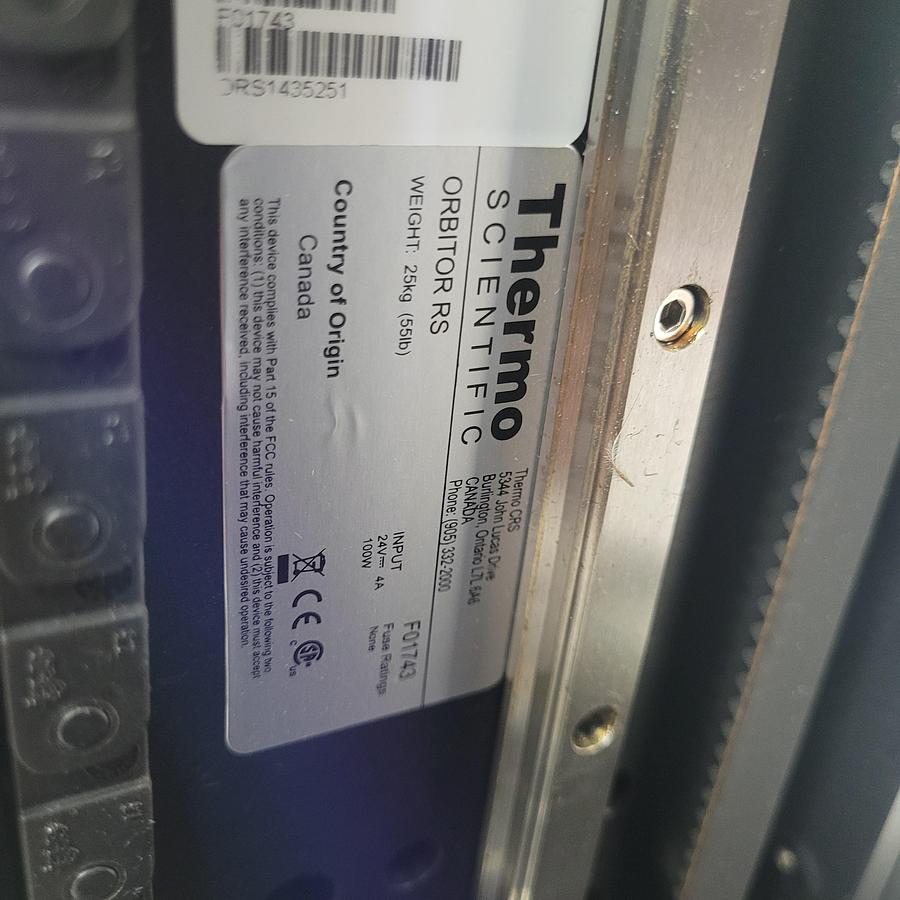 Used 2014 Thermo Scientific ORBITOR RS