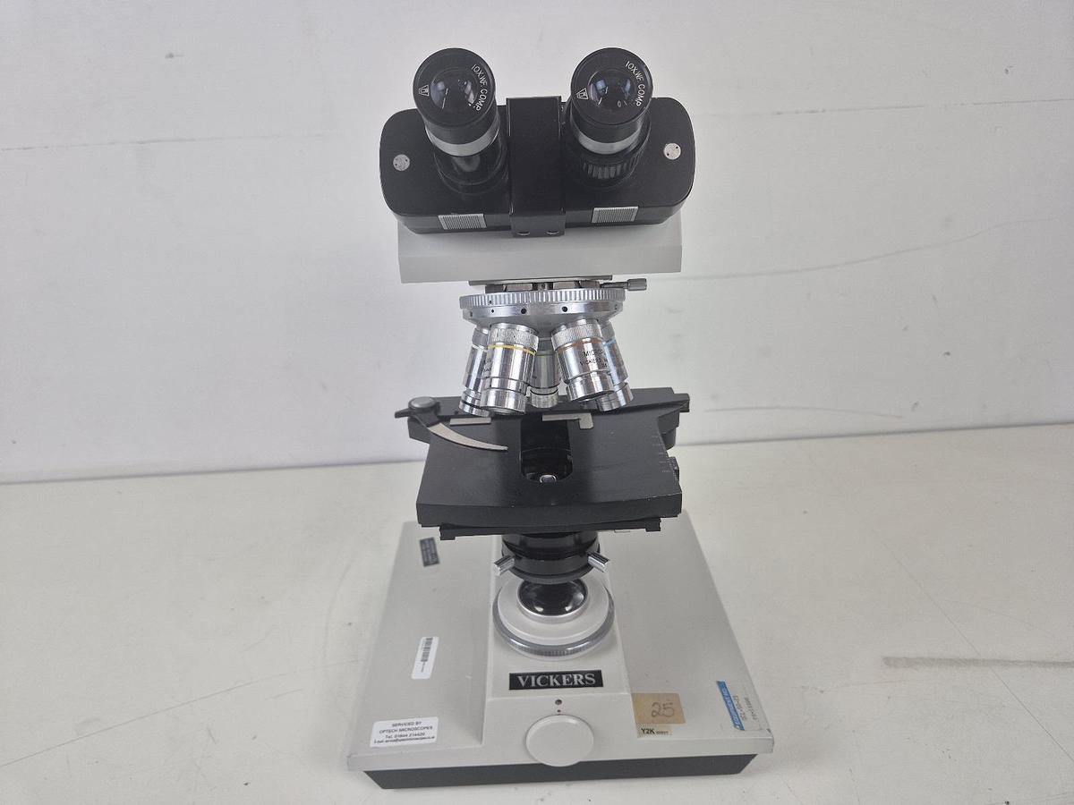 Used Vickers Microplan 10X Microscope
