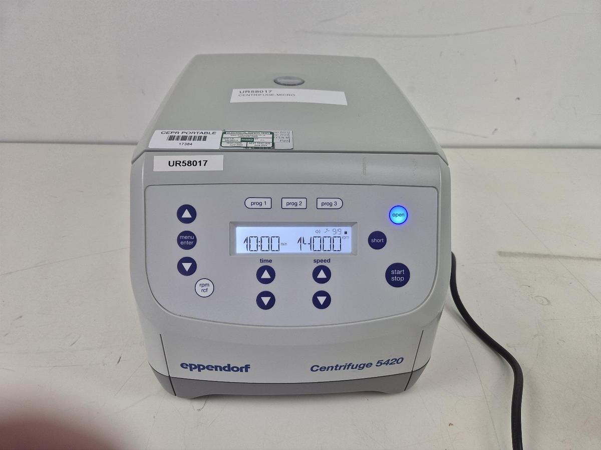 Used Eppendorf 5420 Centrifuge