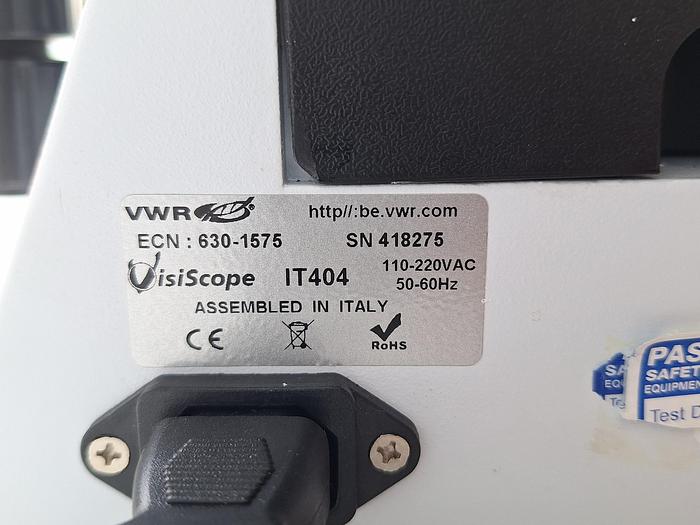 Used VWR VisiScope IT404 Microscope