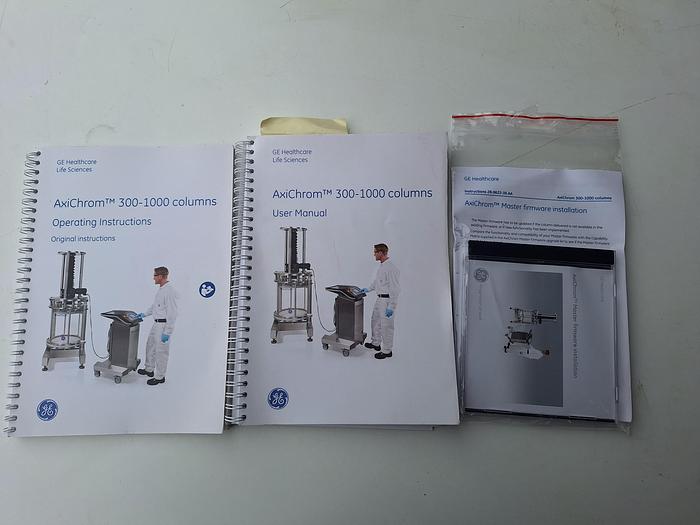 Used GE Axichrom Master 300-1000 Control Tower + GE AxiChrom 300/300 mm Chromatography Column