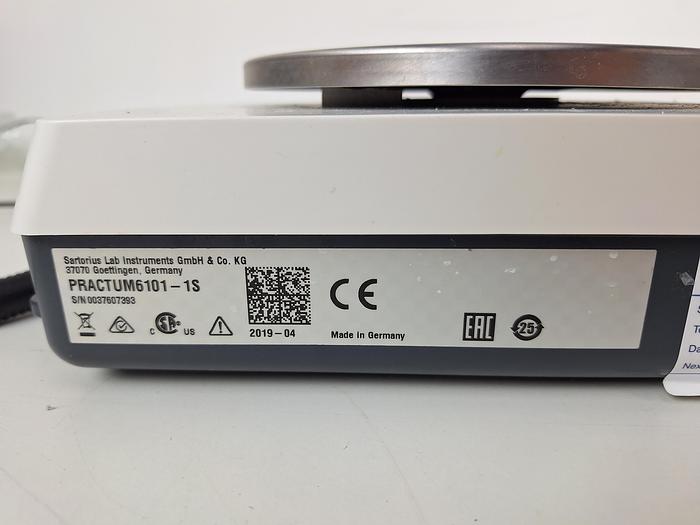 Used Sartorius Practum 6101-1S Balance