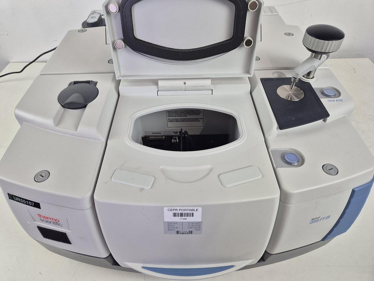 Used Thermo Scientific Nicolet IS50 FT-IR Spectrometer + 2 Packs accessories