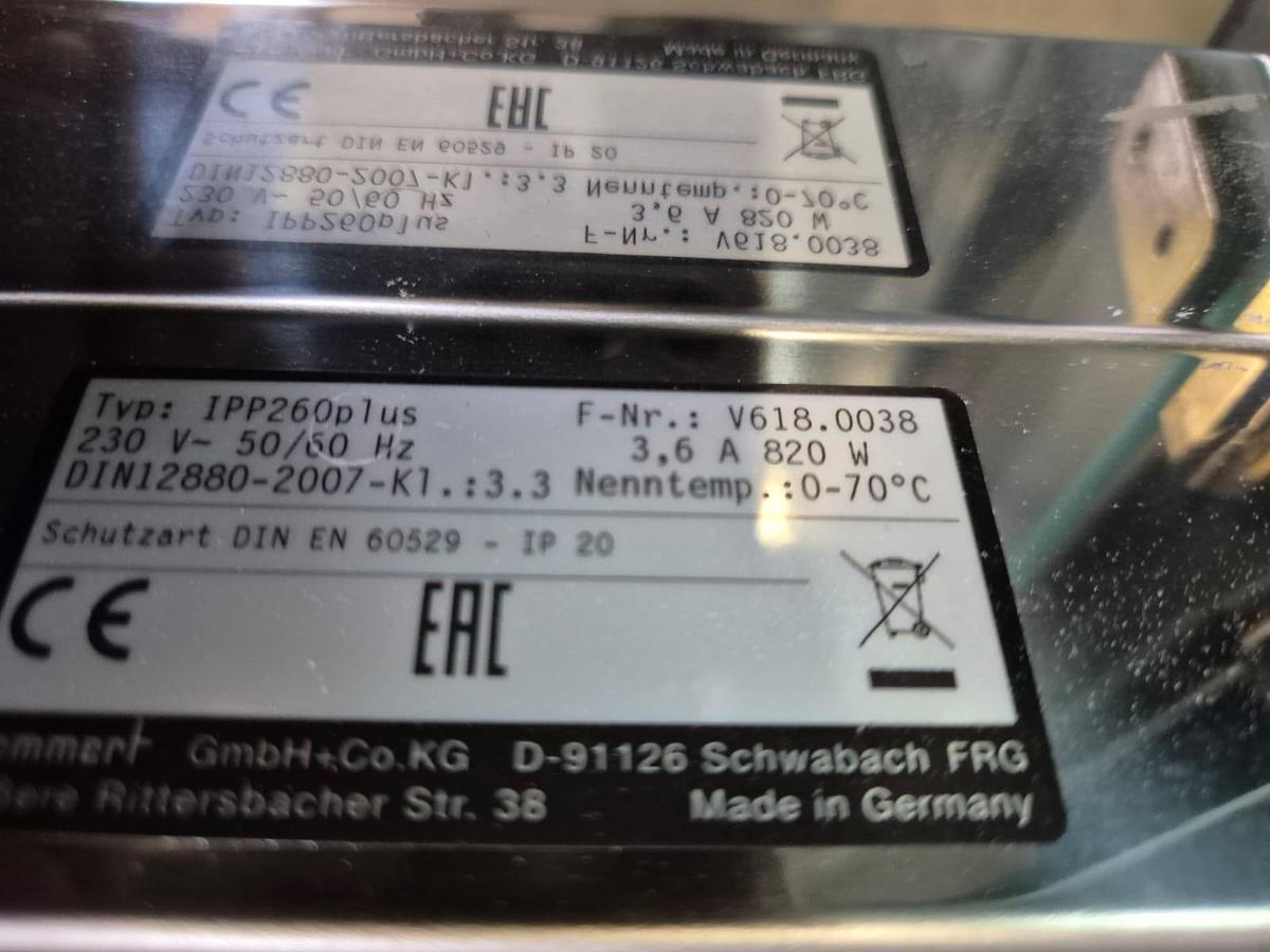 Used Memmert IPP260eco Peltier-Cooled Incubator