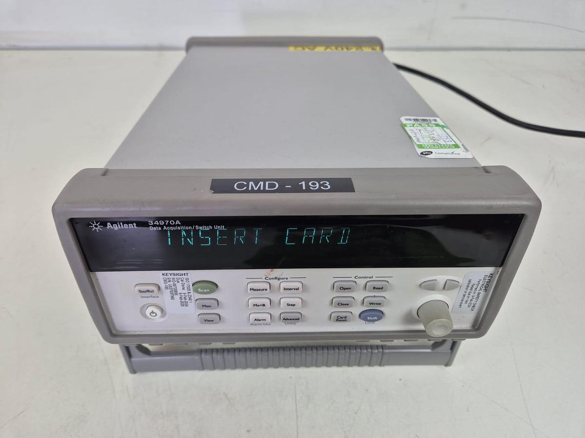 Used Agilent 34970a Data Loger Switch Unit