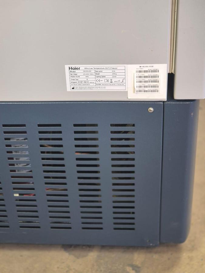 Used Haier DW-86L490 Ultra Low Freezer