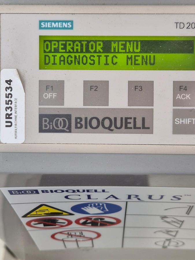 Used Bioquell Clarus L (or L2/L-4/TD0190041) Hydrogen Peroxide Vapour (VHP) Generator