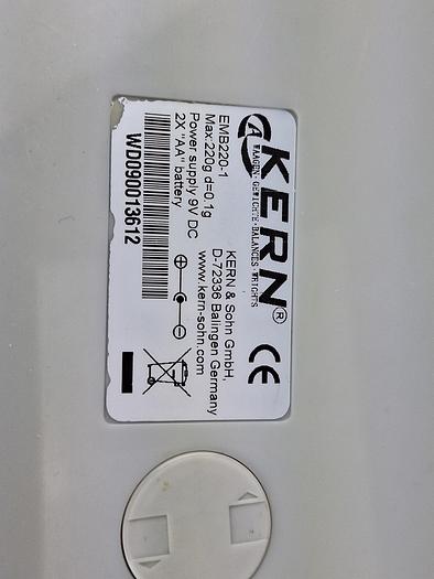 Used Kern EMB 220-1 Balance