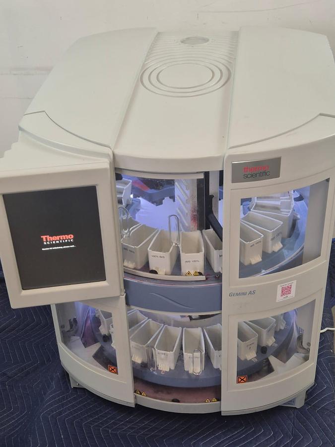 Used Thermo Scientific  A8150001 Gemini AS Heated Slide Stainer