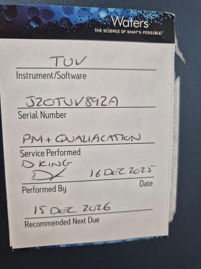 Used Waters ACQUITY UPLC System