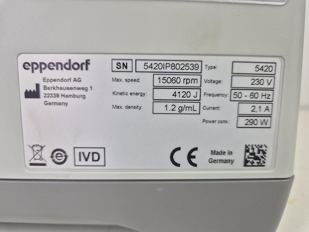 Used Eppindorf Thermomixer 5420 C Smartblock