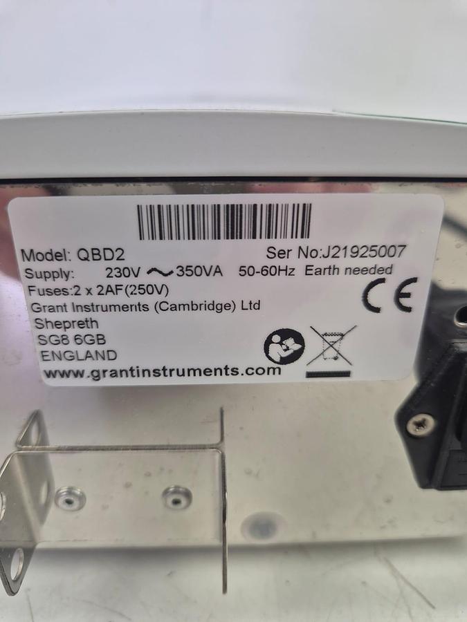 Used Grant Instruments QBD2 Heatblock