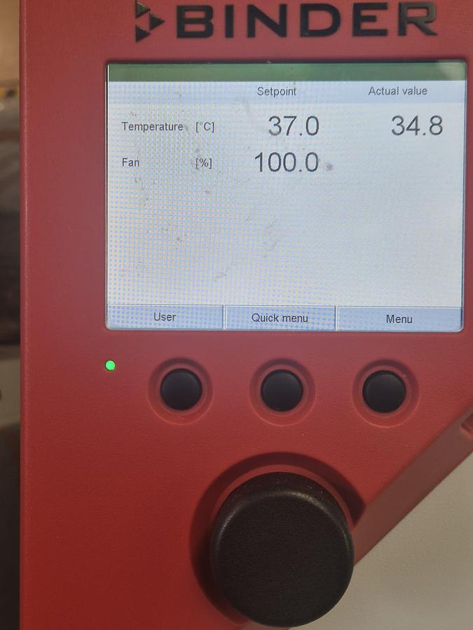 Used Binder KB 400 Cooled Incubator