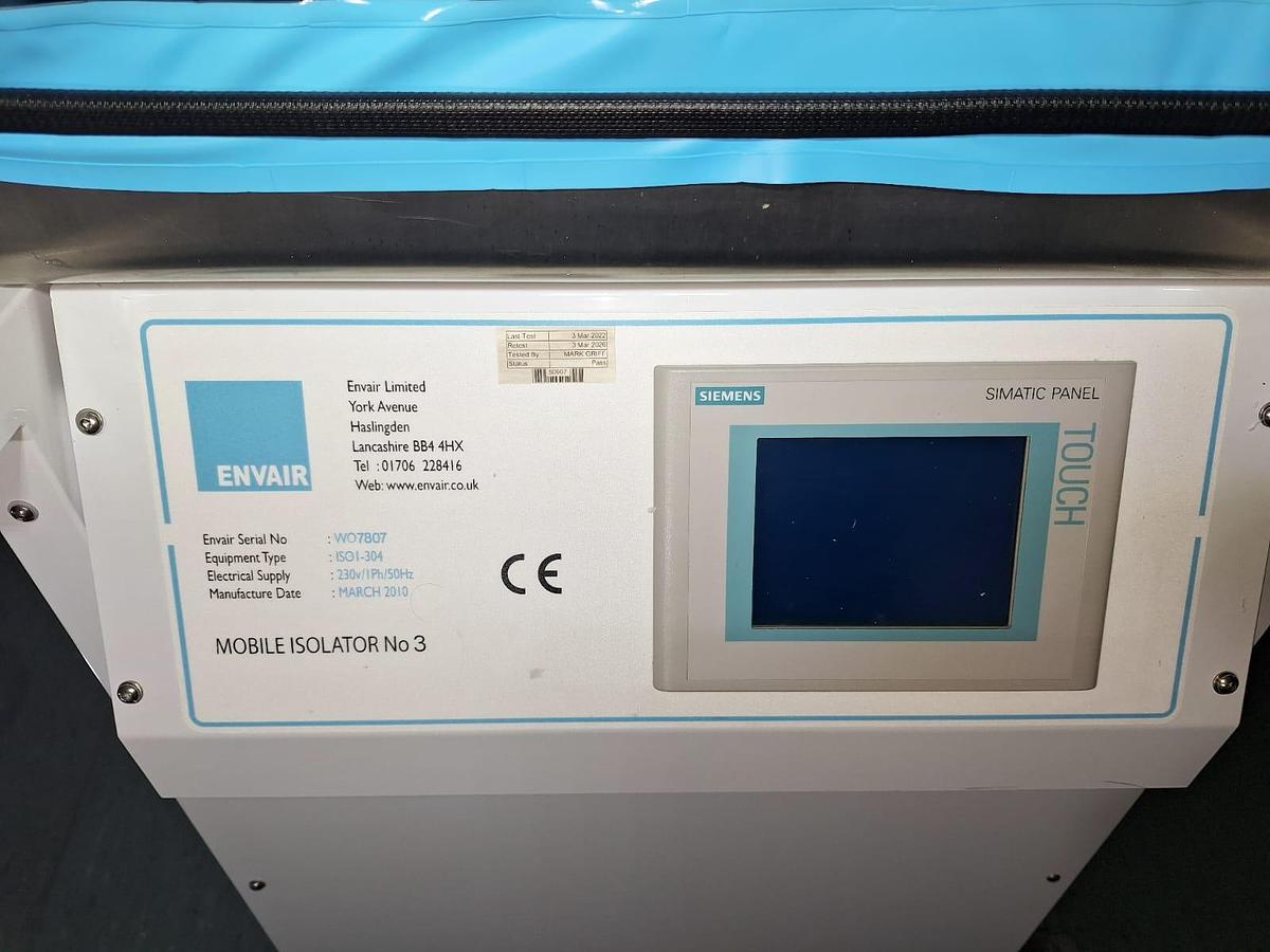 Used Envair ISO1 -304 Mobile Isolator