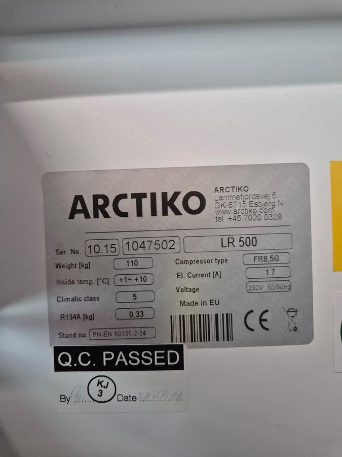 Used Arctiko LR500 Refrigerator