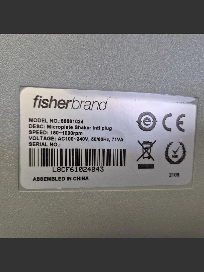 Used Fisher Brand Microplate Shaker