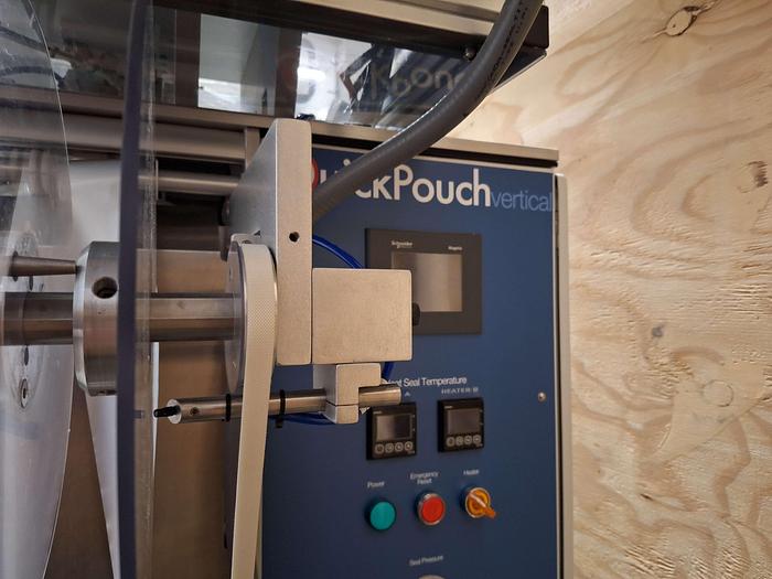 Used Quickpouch Automated Form-Fill Seal Packaging Machine with Videojet Dataflex Printer for Quickpouch Auto loader