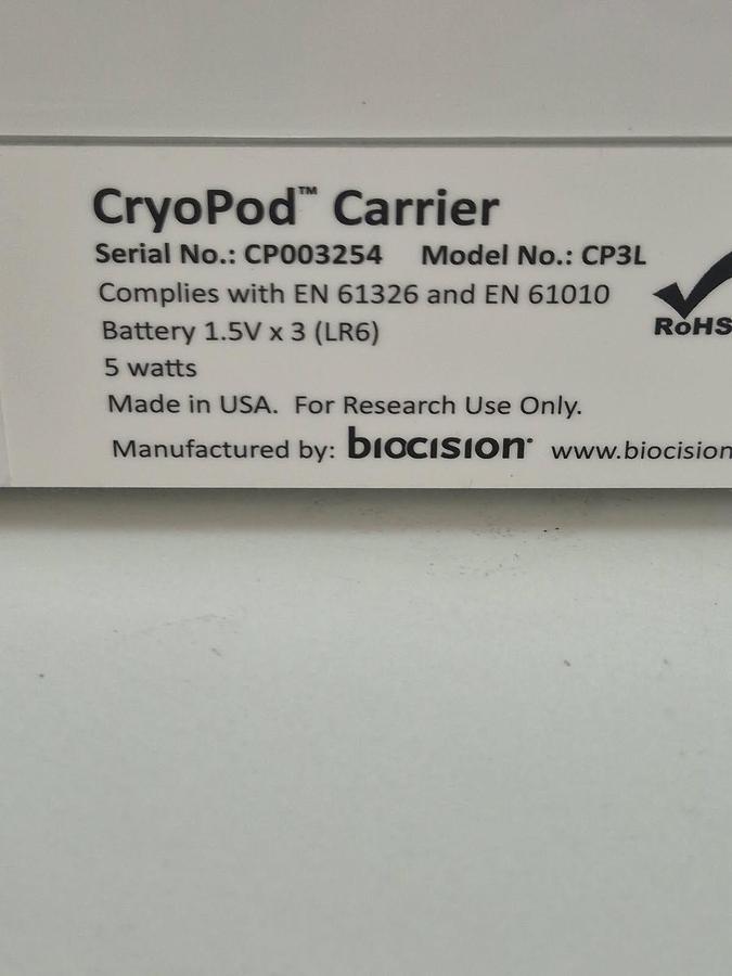 Used Azenta Life Siences CryPod Carrier for Cryoboxes