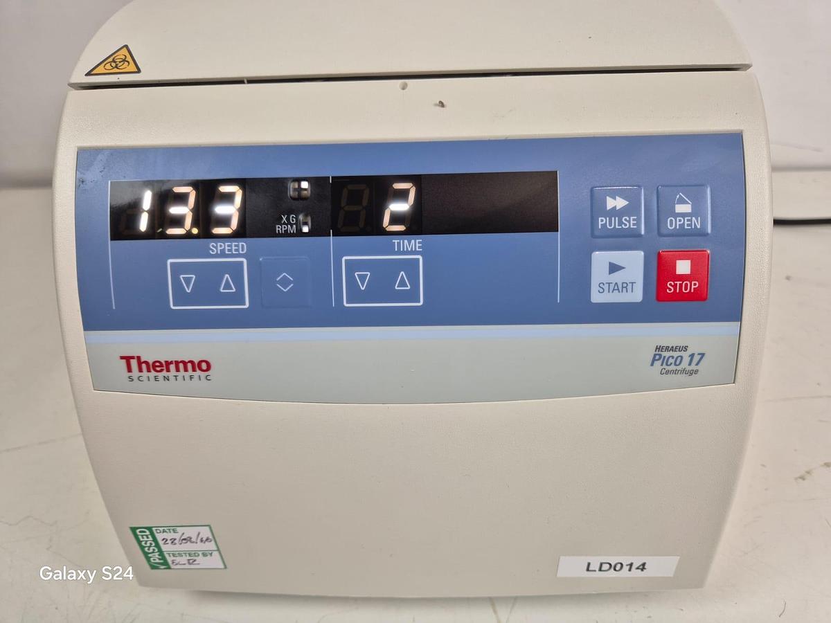 Used Thermo Fisher Heraeus Pico17 Centrifuge