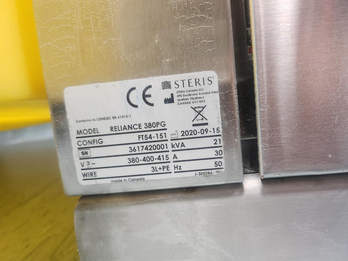 Used Steris Reliance 380PG Washer/Disinfector.