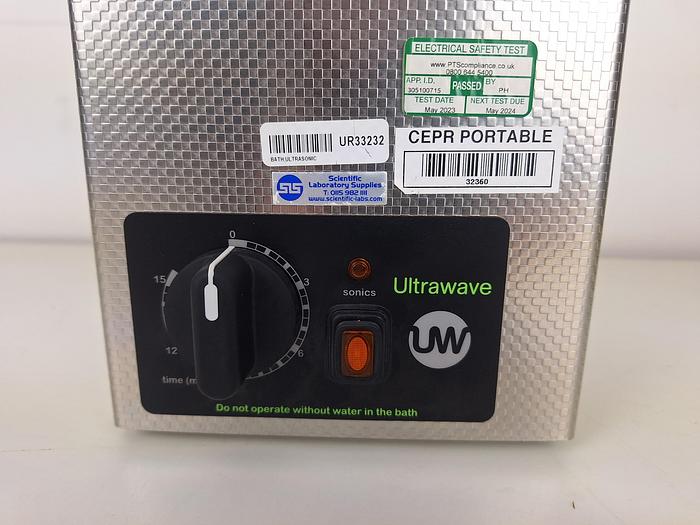Used Ultrawave Ultrasonic cleaner