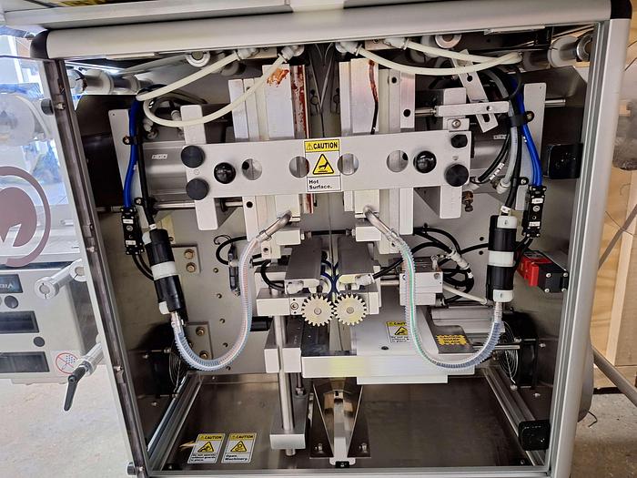 Used Quickpouch Automated Form-Fill Seal Packaging Machine with Videojet Dataflex Printer for Quickpouch Auto loader