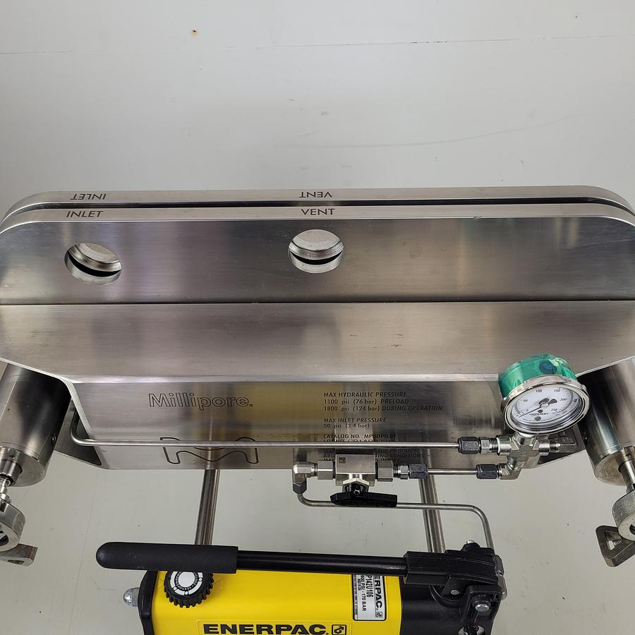 Used Millipore MpodPilot Enerpac Filtration System