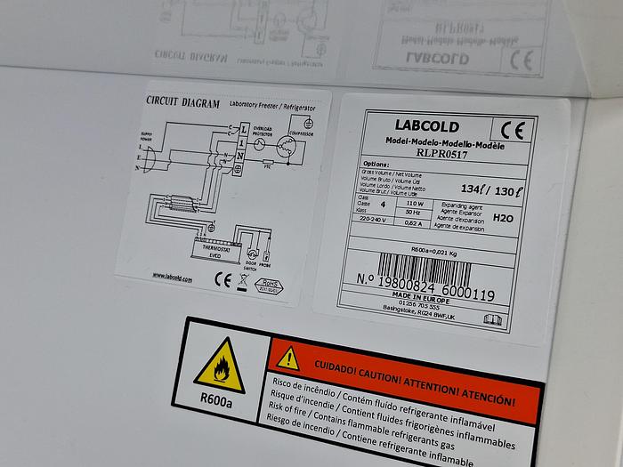 Used Labcold  RLPR0517