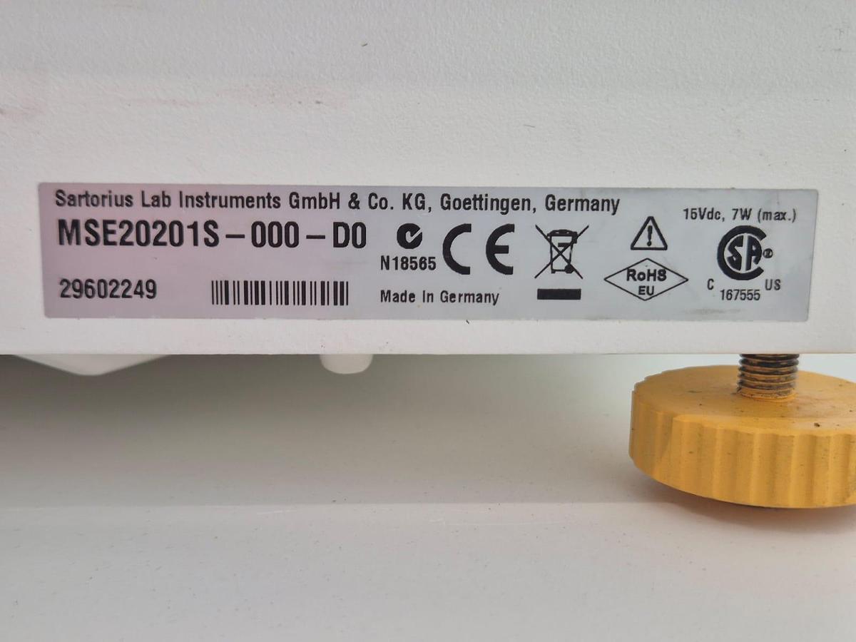 Used Sartorius Cubis MSE20201S Balance + YP30 Printer