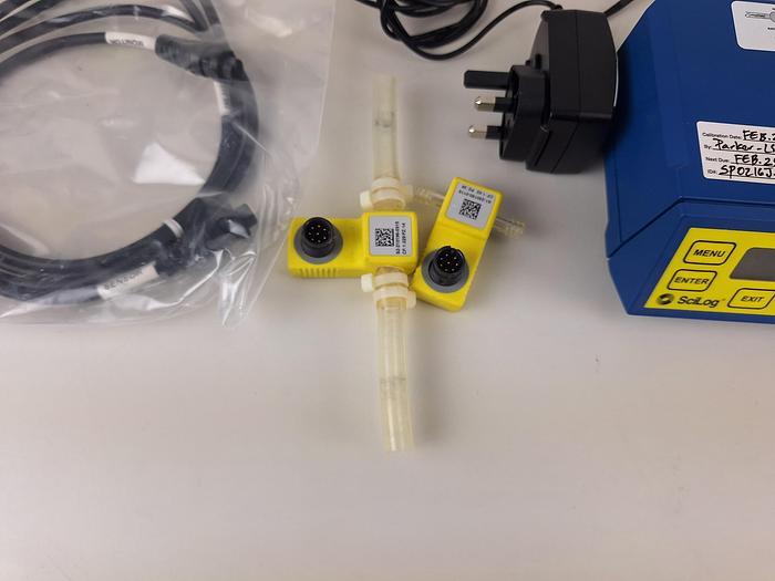 Used Parker SciLog SciPres Pressure Monitor with Pressure Sensors