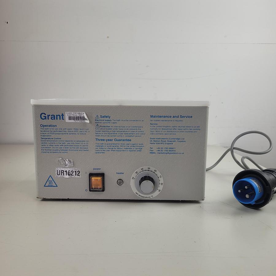 Used Grant Instruments JB2 Unstirred water bath no lid