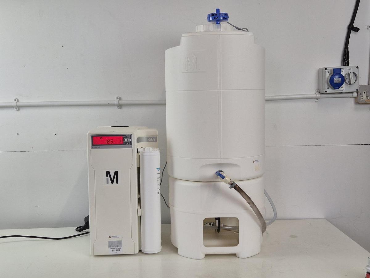 Used Millipore Sigma RioS Essential 24 Water Purification Tank