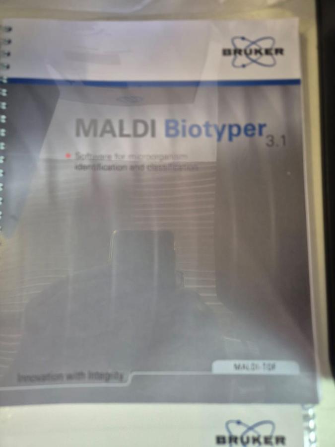 Used Bruker microflex spectrometer mass