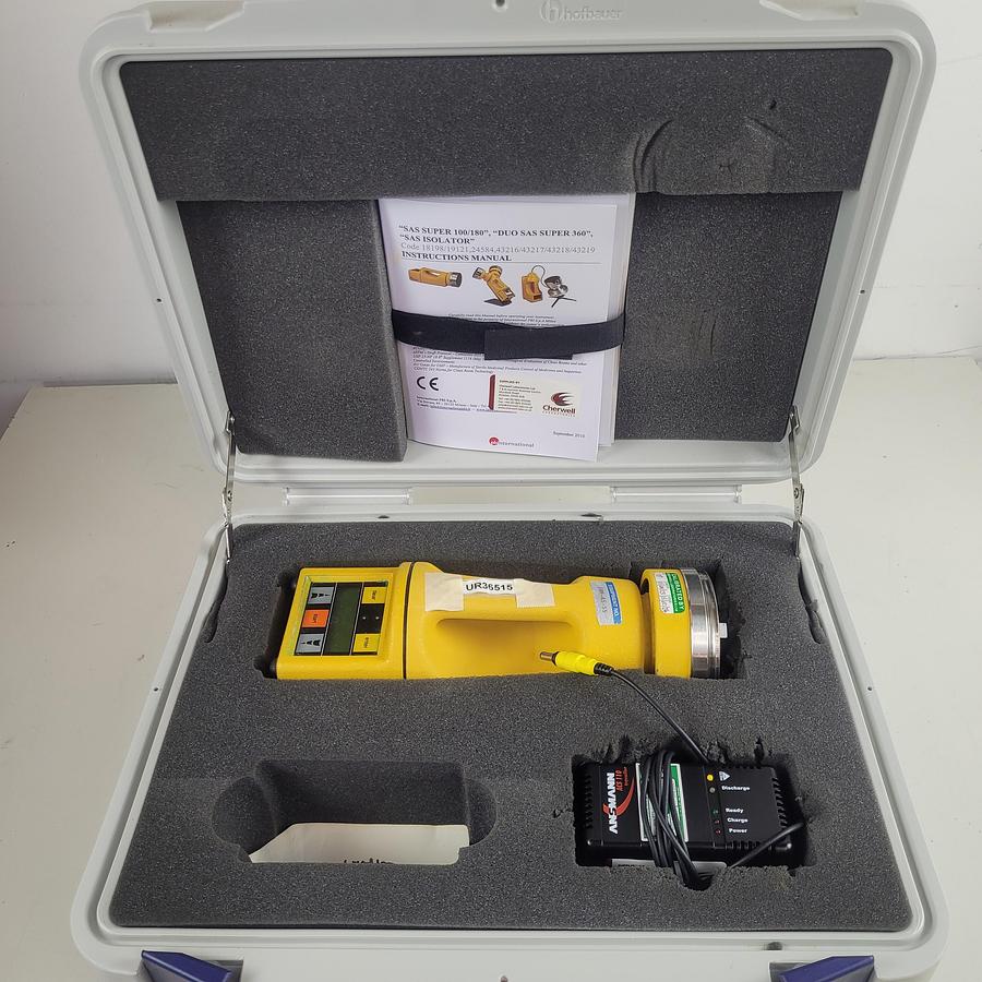 Used Churwell PBI Air Sampler SAS Super with case and charger