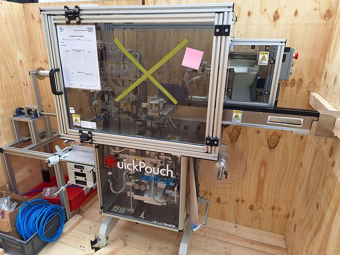 Used Quickpouch Automated Form-Fill Seal Packaging Machine with Videojet Dataflex Printer for Quickpouch Auto loader
