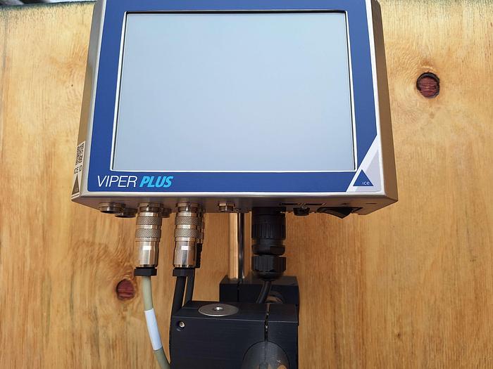Used Clearmark ICE Viper plus Thermal Inkjet Coder with Stainless Steel Conveyor