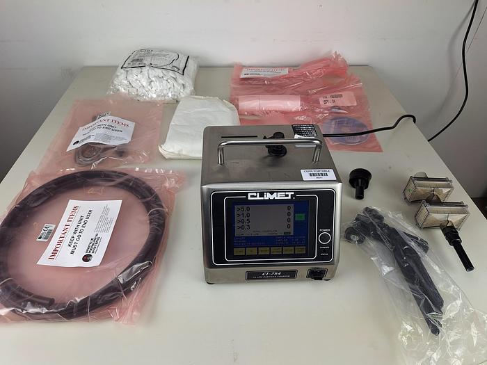 Used Climet CI-754-03 Portable Airborne Particle Counter