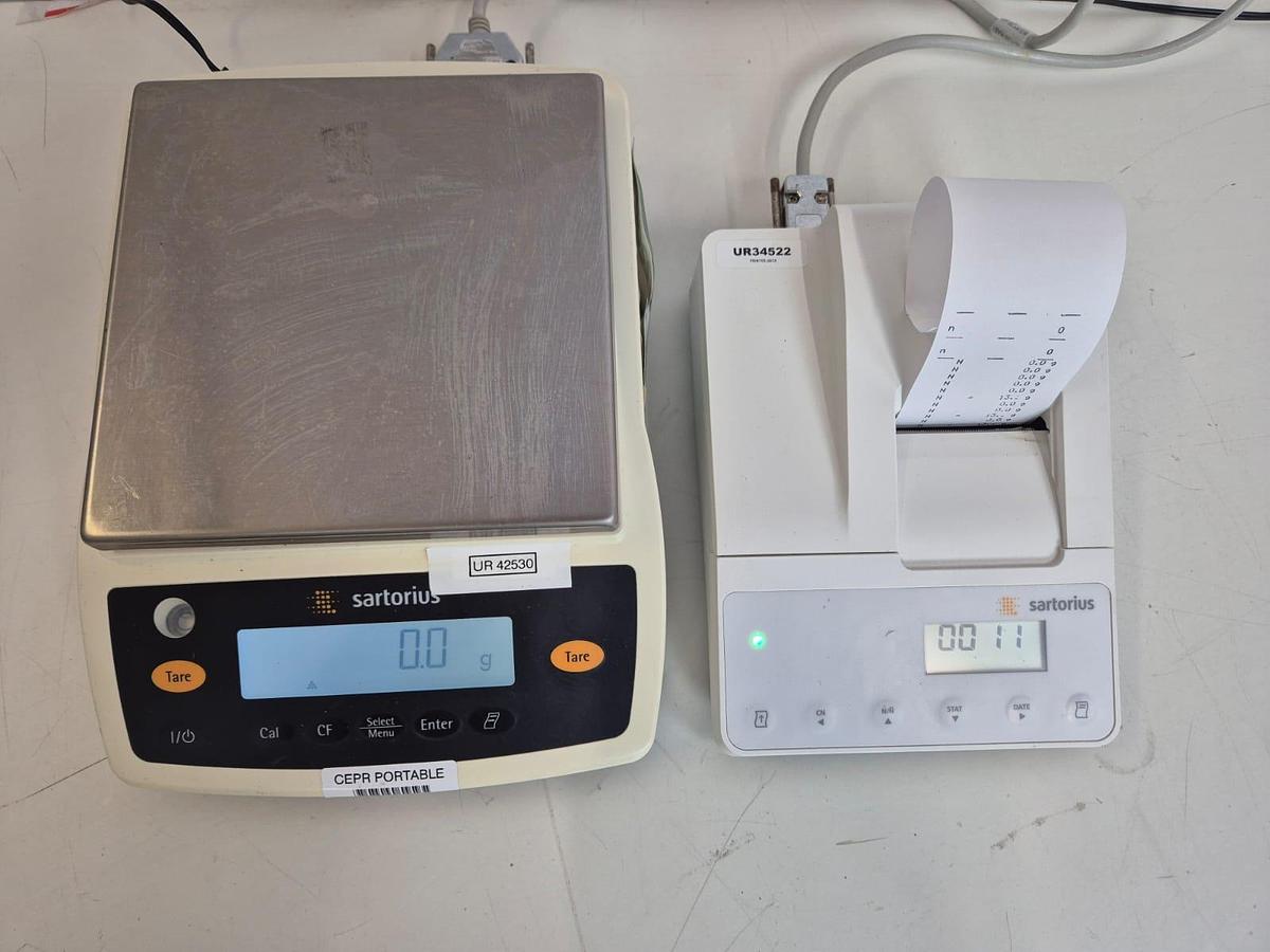 Used Sartorius ENTRIS2201l-1S  Balance +Tare Printer