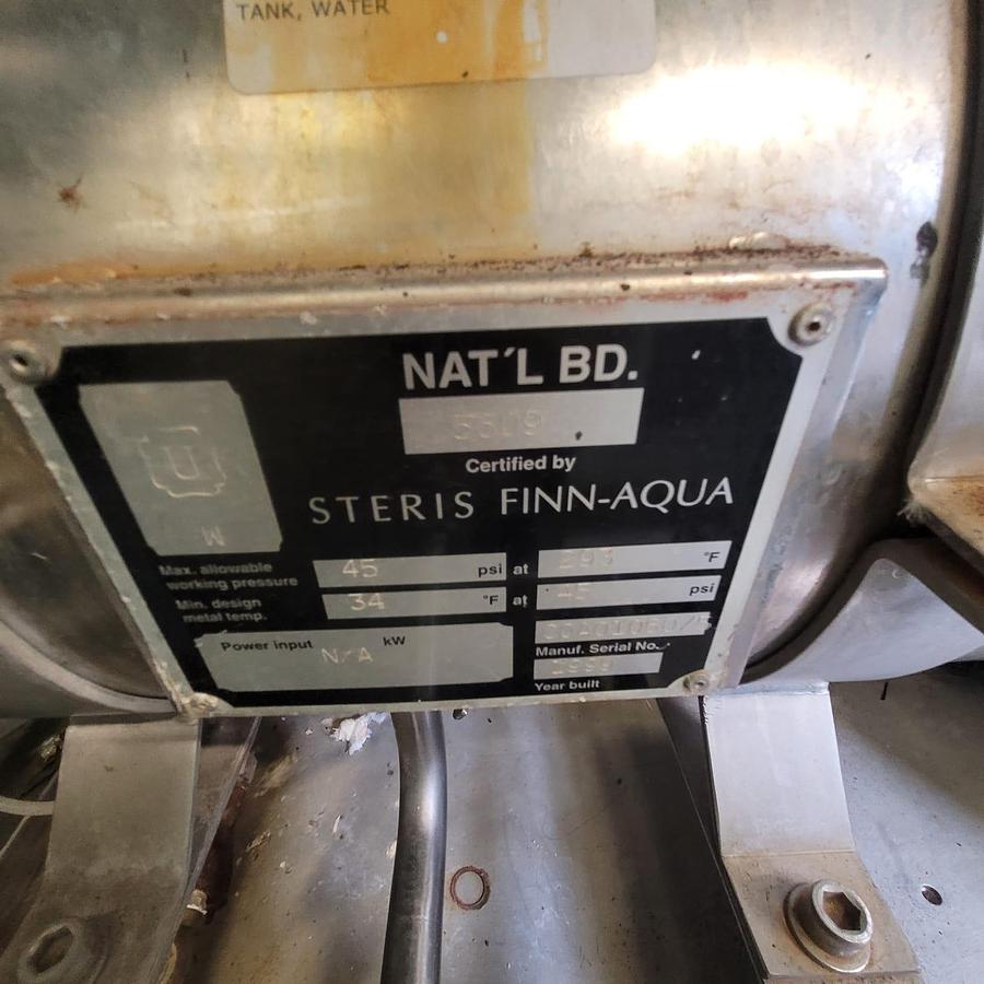 Used WFI generation and storage system