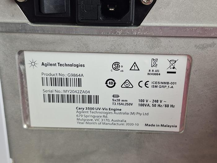 Used Agilent Cary UV-Vis Multicel Spectrophotometer