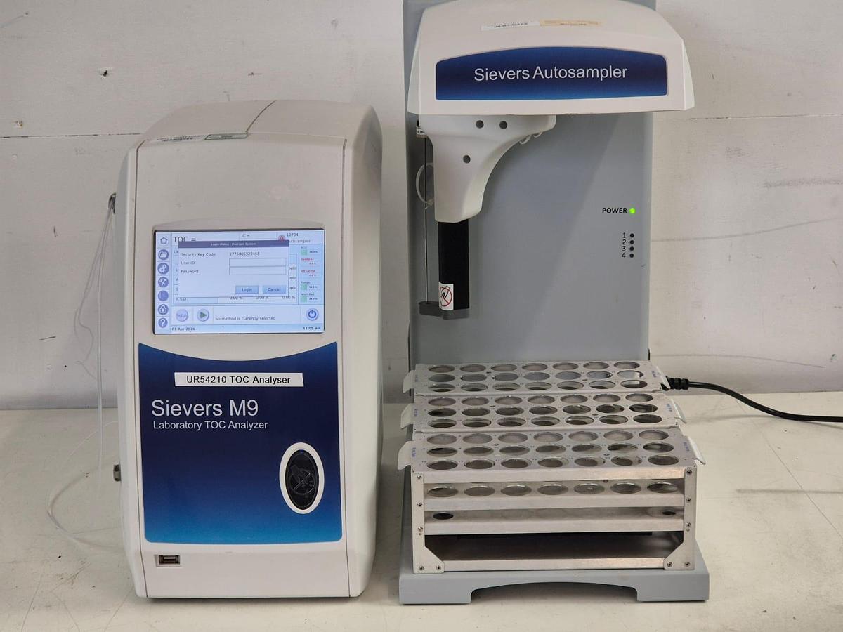 Used Sievers M9 TOC Analyser + Autosampler