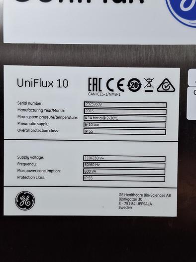 Used 2016 GE Healthcare Uniflux 10