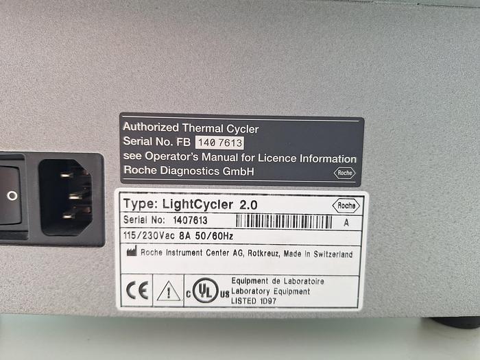 Used Roche LightCycler 2.0 Thermal Cycler