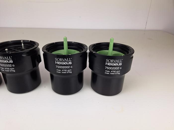 Used Sorvall Heraeus 75002000 Centrifuge Rotor with Buckets