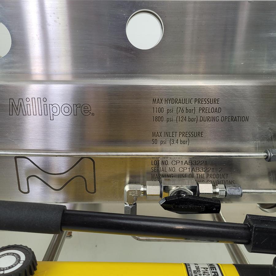 Used Millipore MpodPilot Enerpac Filtration System