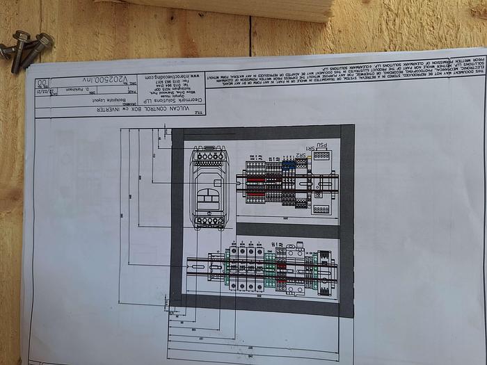 Used Clearmark ICE Viper plus Thermal Inkjet Coder with Stainless Steel Conveyor