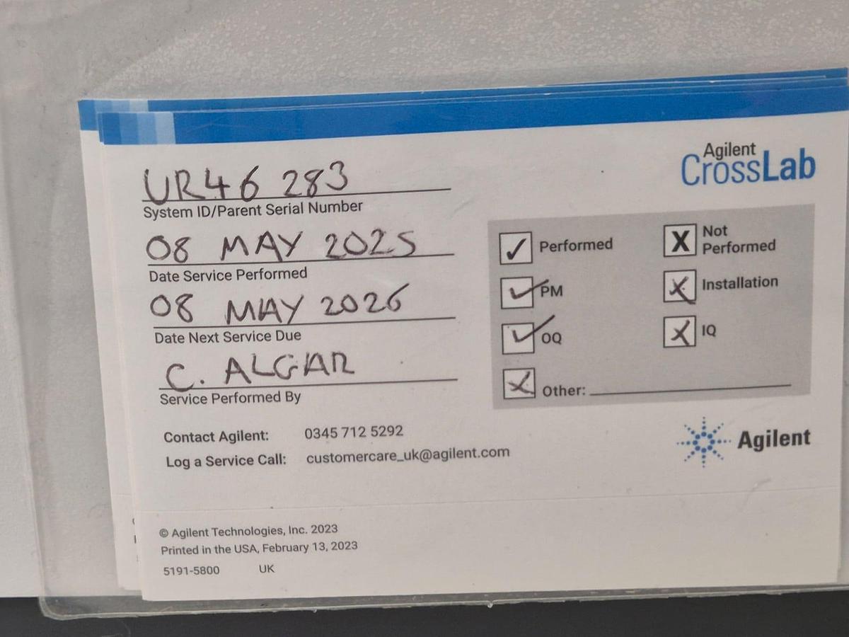 Used Agilent Cary Series UV-Vis Spectrophotometer