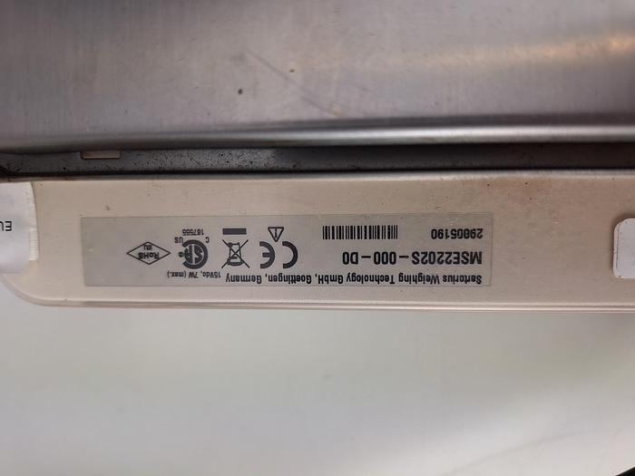 Used Sartorius Cubis MSE2202S-100-D0 Balance with printer