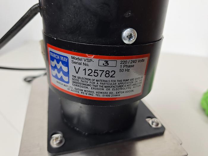 Used March May VSP-3 Vertical Spindle Pump